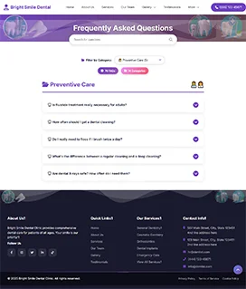 ❓ FAQs Page